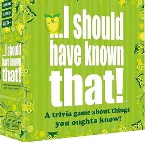 I Should Have Known That! Trivia Game - Green